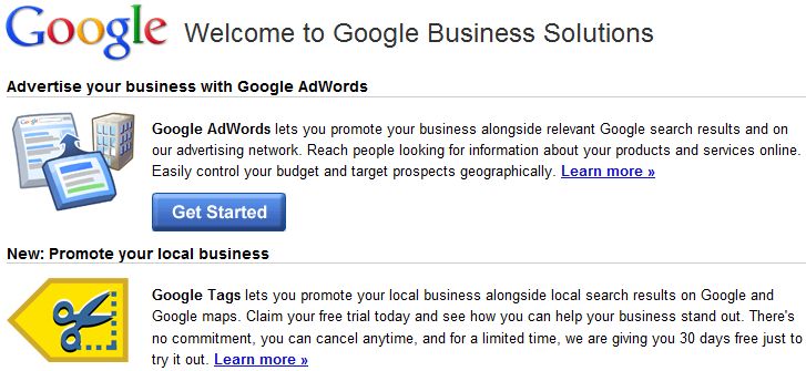 Google Business Center