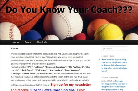 Do You Know Your Coach